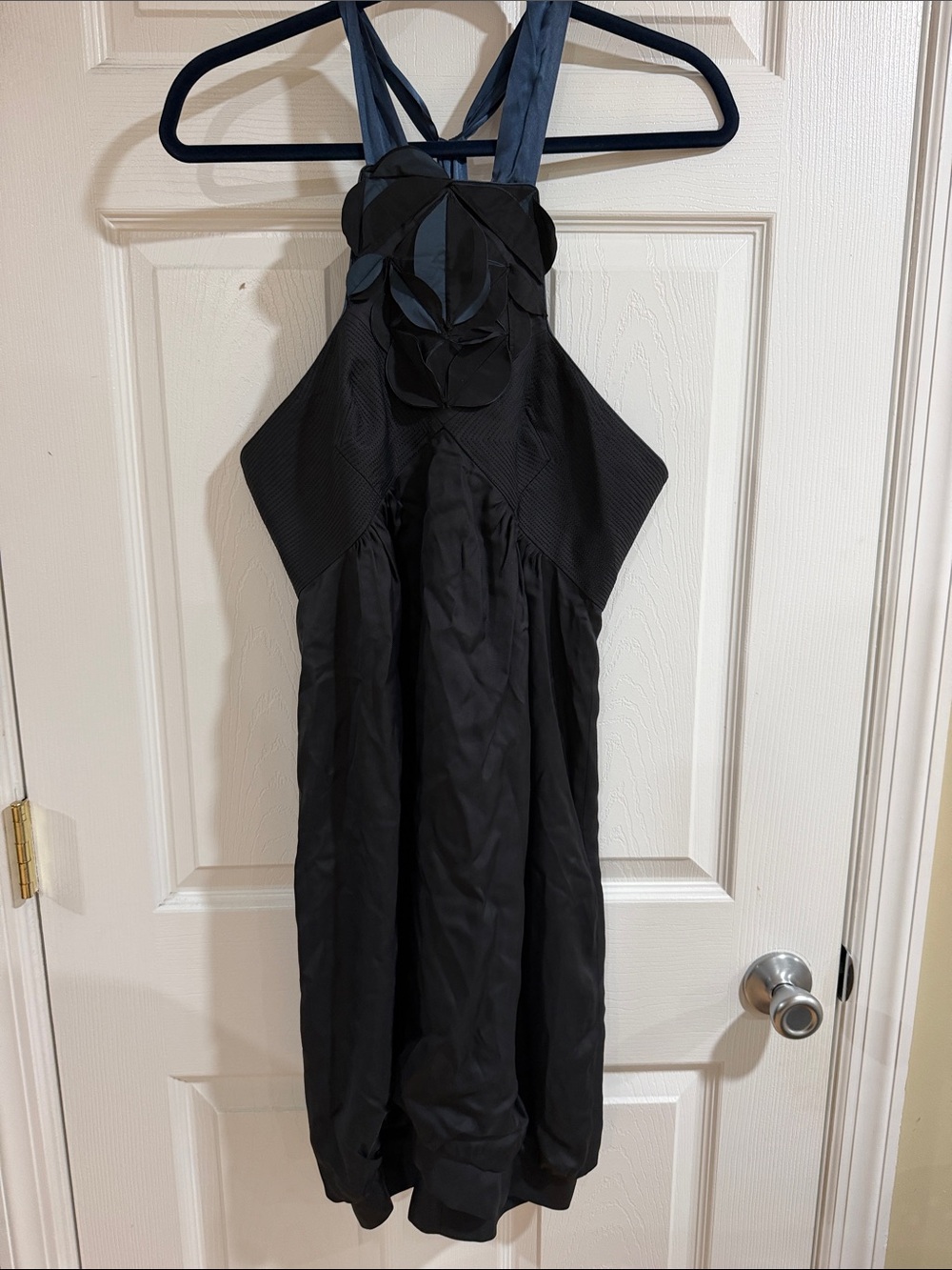 Obzee New York Vintage Avant Garde Halter Bubble Dress NWOT IT 42 US S/M